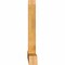 Ekena Millwork Portland Rough Sawn Timber Gable Bracket, Western Red Cedar, 84"W x 49"H x 6"D x 6"F, 14/12 Pitch GBW084X49X0606POR00RWR - alternate 2